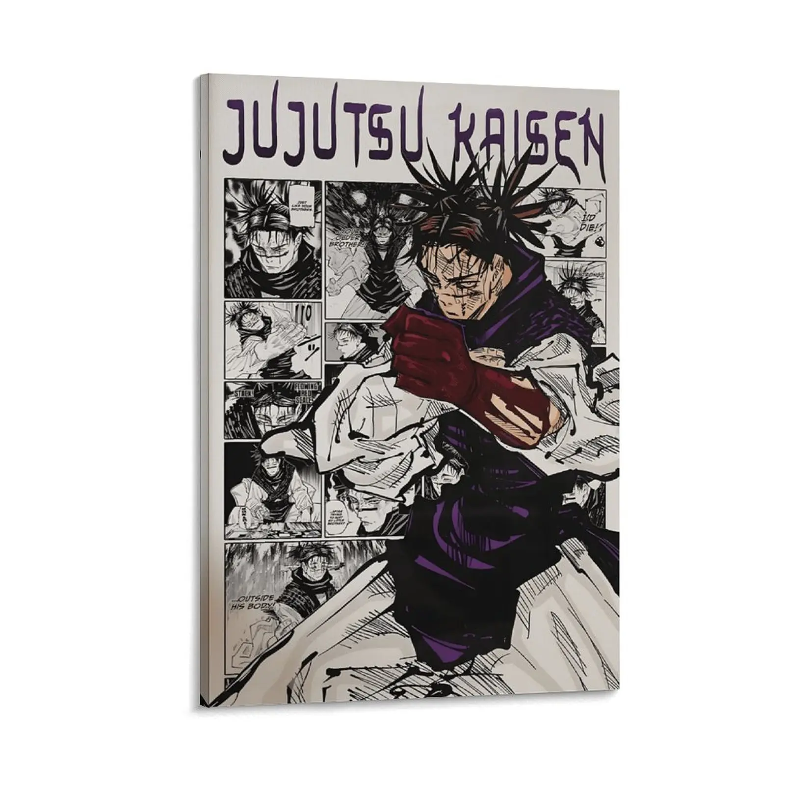Jujutsu Kaisen Choso Vibrant Digital Print - Anime Wall Art, Manga Room Decoration for Anime Fans, Artistic