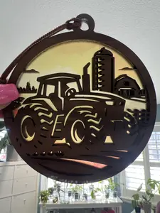 Tractor Suncatcher for Sunny Window Tractor Suncatcher for Sunny Window