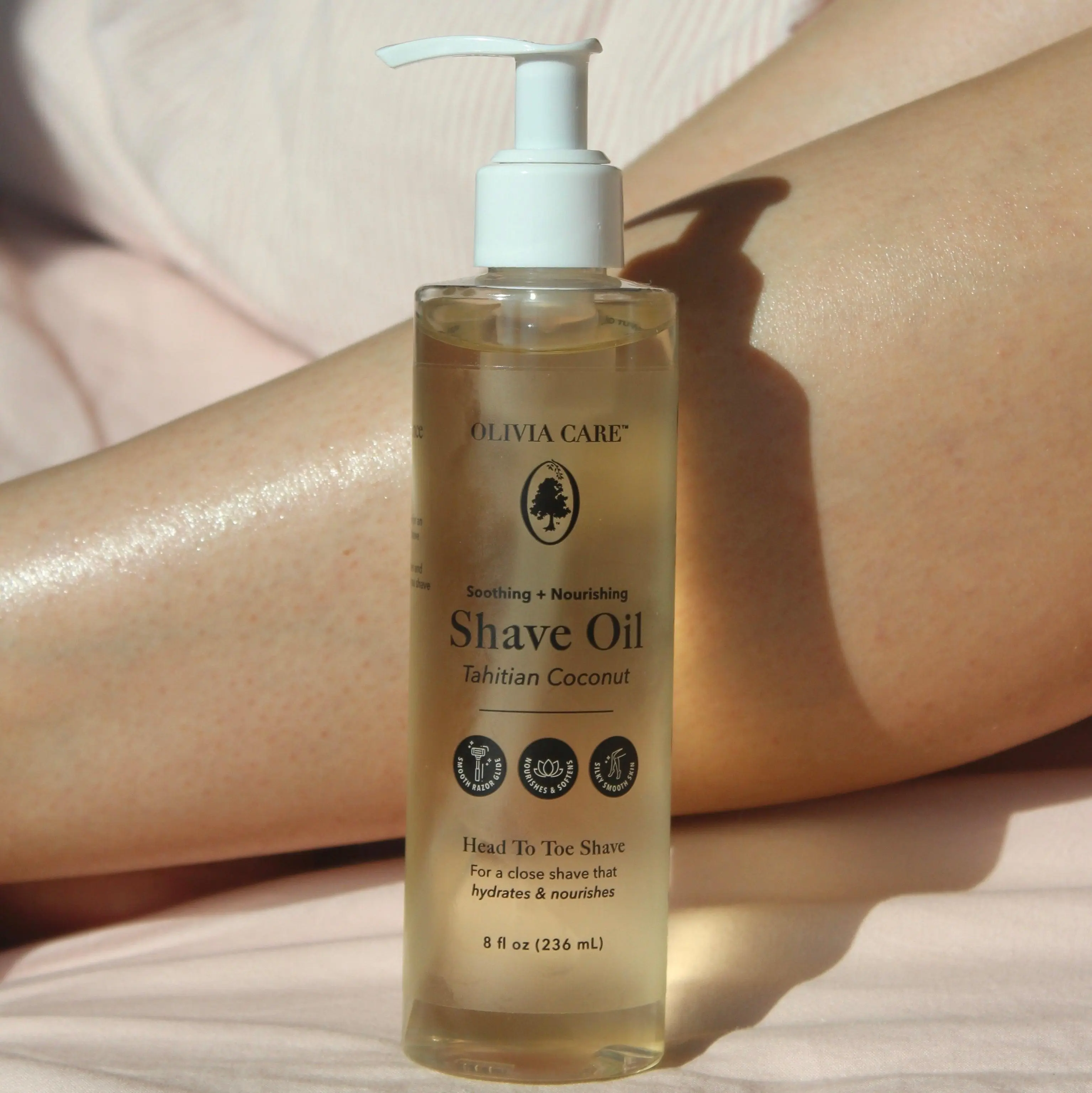 Tahitian Coconut Shave Oil Body Care Cleanser Aftershave