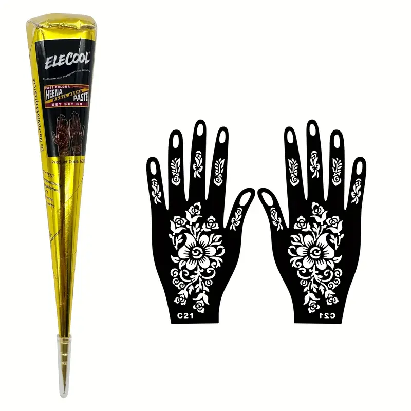 Temporary Tattoo Cream Fruit Scented Semi-Permanent Tattoo Cream Includes Designs Suitable for Beginners Waterproof and Sweatproof, Essential for Events, Fun Designs, Decorative Tattoos, Waterproof Tattoo Stickers. temporary  tattoos