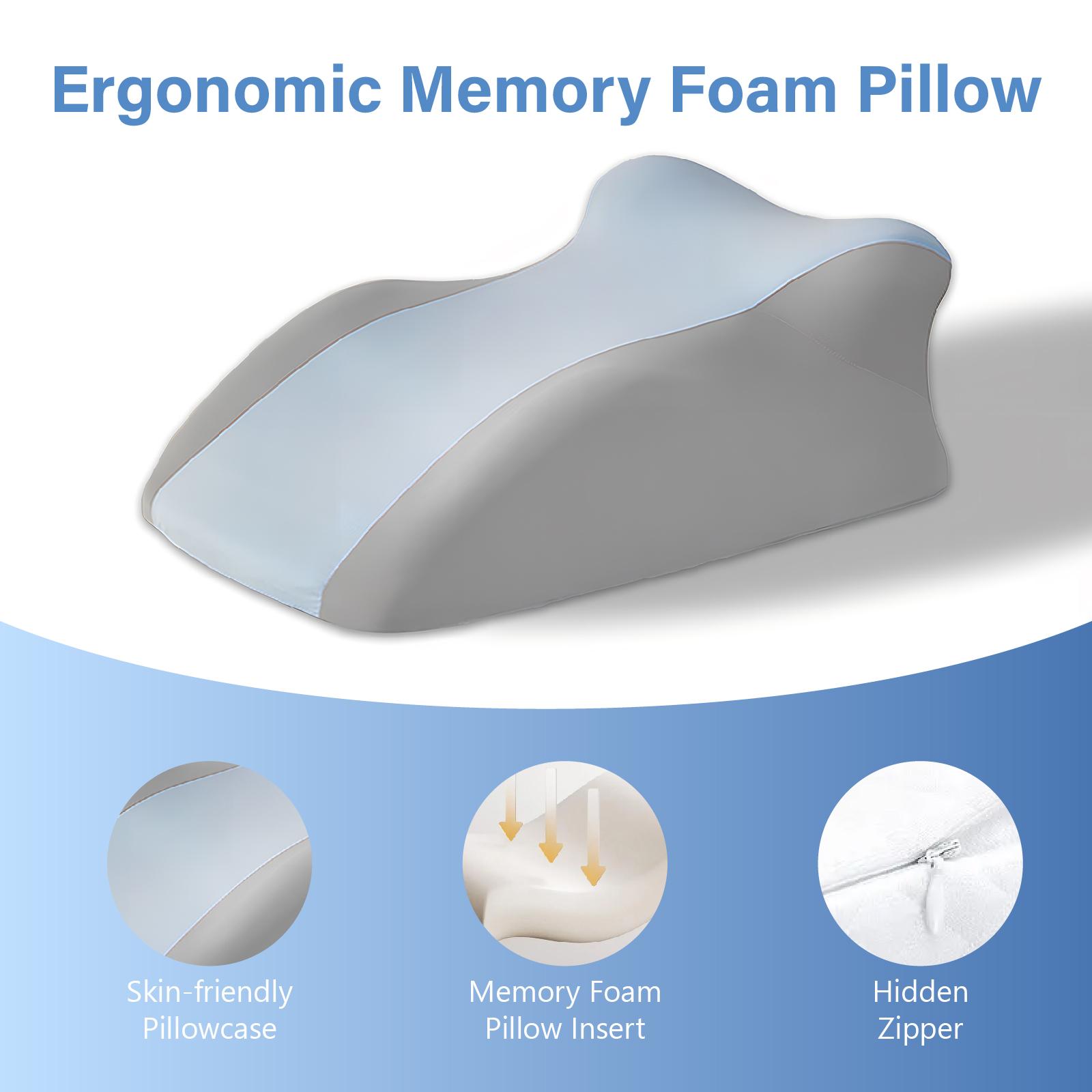 Memory Foam Pillow, Ergonomic Design Versatile Used,for Neck, Back and Leg Support, Suitable for Face Down Reading pillow, Soft and Comfortable Fabric, Multi Purpose, Removable, SleepingPillow Home, Sofa,Living Room, Bed Gift Memory Foam Pillow, Ergonomic Design Versatile Used,for Neck, Back and Leg Support, Suitable for Face Down Reading pillow, Soft and Comfortable Fabric, Multi Purpose, Removable, SleepingPillow Home, Sofa,Living Room, Bed Gift