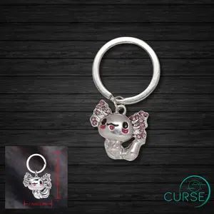 Keychain- Axolotl perfect gift ideal holiday christmas gift