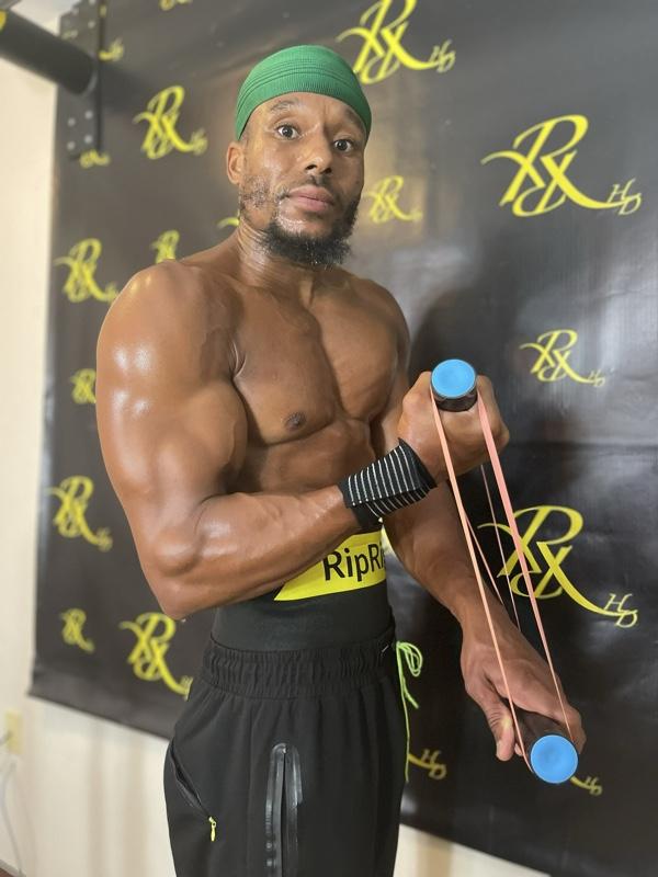 RipStick Pro & Workout Program-Portable Shoulder Therapy Device with Over 25 Exercises for Strength and Mobility - Ideal for Sports and Calisthenics - Compact Design for Home, Gym, or Work Use