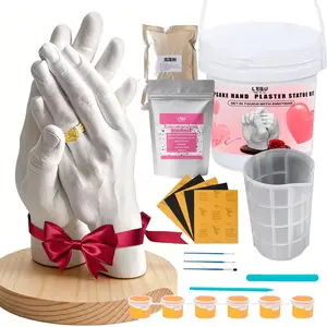 Hand Casting DIY Kit, Couple Hand Casting Set, Hand Casting Memorial Sculpture, Unique DIY Gift for Anniversaries, Valentine's Day, New Year, and Other Holidays