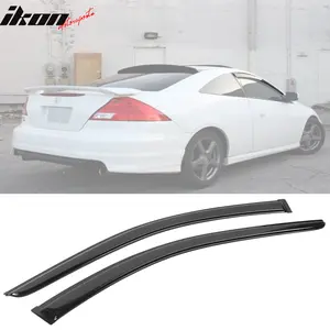 Visor Window Rain Guard for Honda Accord Coupe 2003-2007 Tape On Acrylic