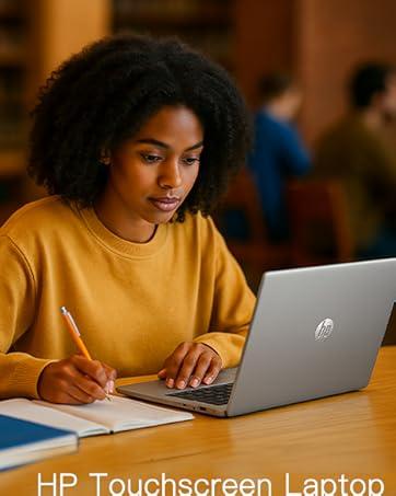HP 2025 15.6" Touchscreen Laptop - Win 11 Pro , Intel i3 1315U(Up to 4.5GHz), Wi-Fi 6, Copilot AI, HD Touch Display, Long Battery Life, 8GB RAM, 256GB SSD