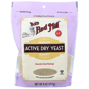 Bob's Red Mill Active Dry Yeast, Gluten Free, 8 oz (227 g) Bob's Red Mill Active Dry Yeast, Gluten Free, 8 oz (227 g)
