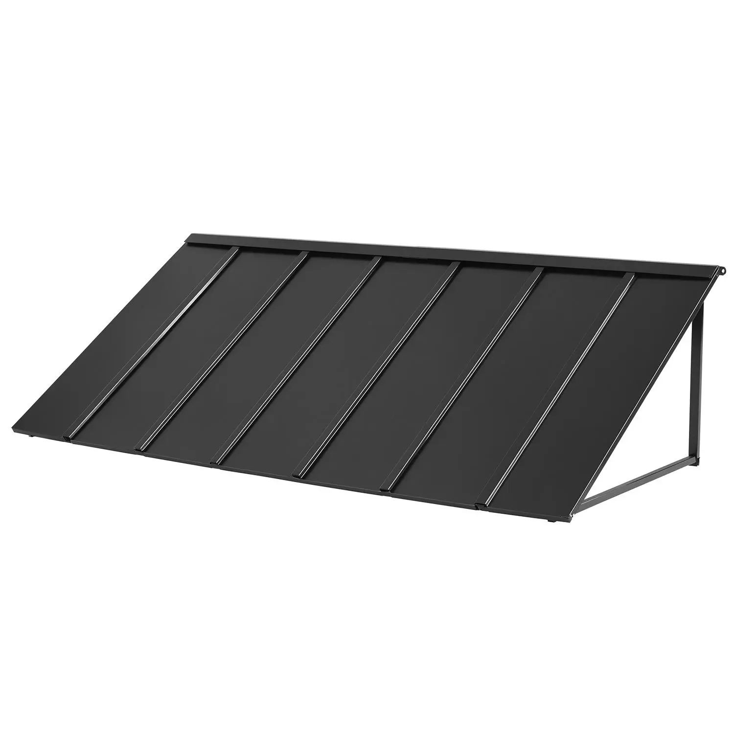 【SummerFinds】VEVOR Fixed Metal Awning 80 x 36 in,  Window Awning Door Canopy, Stable Triangle Steel Frame Exterior Awnings Rain, and Snow Sunlight Protection for Door Entrance, Windows, Porches, Balconies