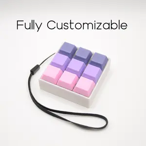 9 Key Keyboard Fidget Toy with Wristband - Stress Relieving Fun