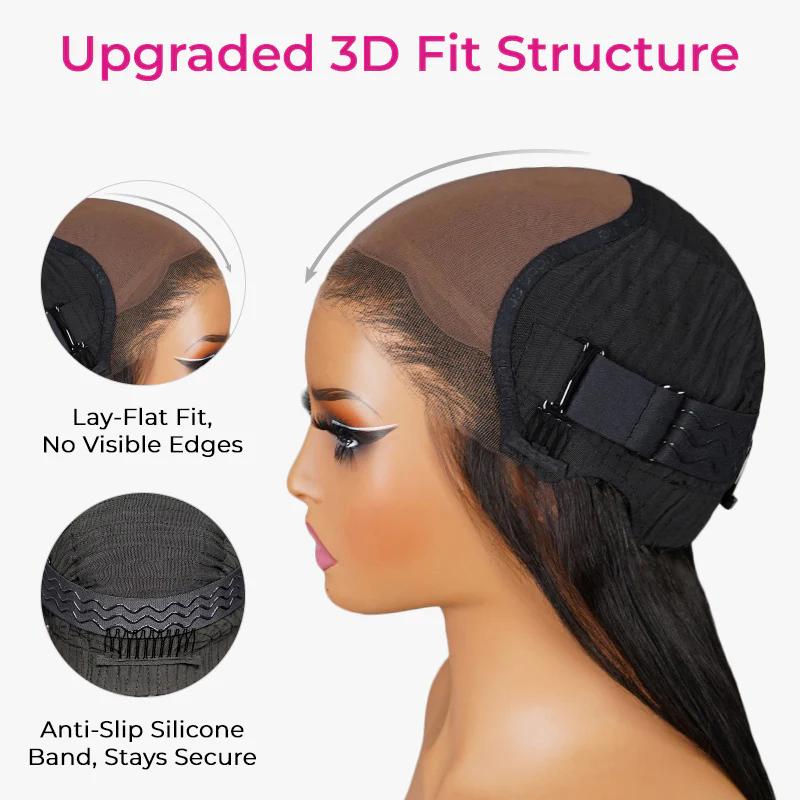 [Free Upgraded] ISEE M-Cap Wear Go Water Wave 9x6 Pre-Bleached Tiny Knots Pre-Plucked HD Lace Human Hair Wig - Medium Size Cap Gift for Girlfriend/Wife/Family #SpringStatements