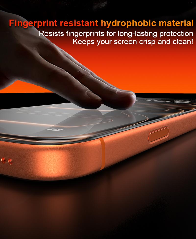 One Fish Screen Protector 2 Pack for iPhone Screen Protector, Privacy Protection, Crystal Clear, Scratch-Resistant, Ultra-Smooth Touch.