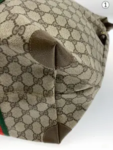 Pre-owned GUCCI Canvas Travel Bags vintage travel bag