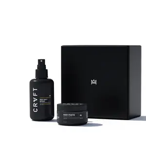 Sea Salt Spray + Hair Paste Duo for Texture & Volume