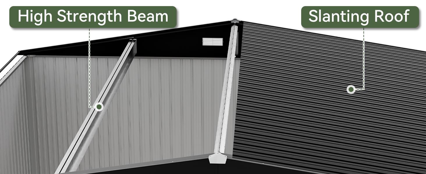 [Deal] Aoxun Outdoor Metal Storage Shed with Base, Lockable Door & Sloped Roof, Weather-Resistant Utility Shed for Garden, Patio & Backyard Astronaut Nebula   Star