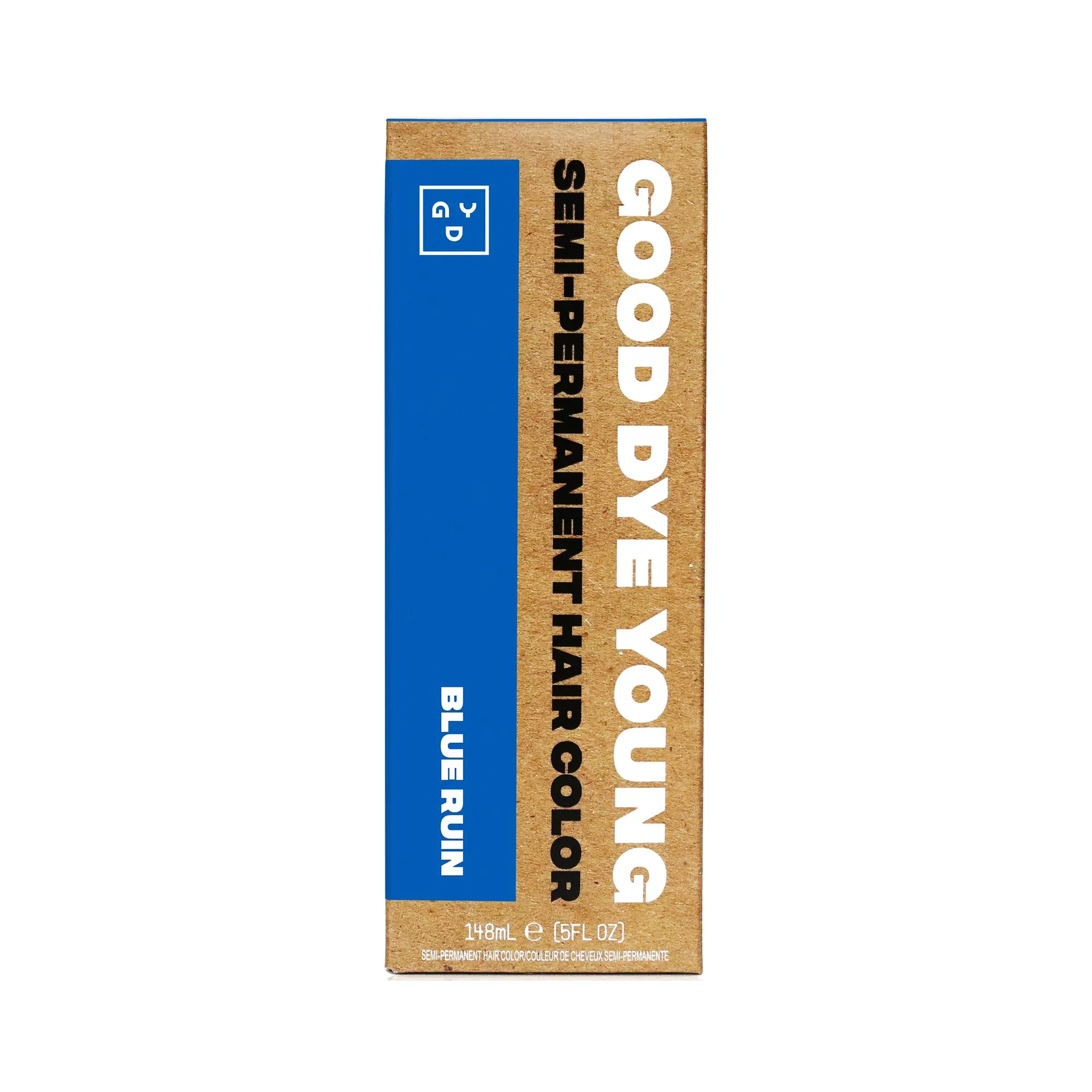 Cobalt Blue Semi-Permanent Hair Dye – Good Dye Young Blue Ruin | Vegan, Cruelty-Free, Non-Damaging, Conditioning Formula | 16–24+ Washes