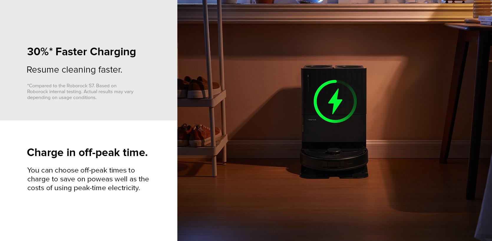 Roborock Qrevo Series Robot Vacuum and Mop, 10,000Pa suction, Self-Drying, Auto Mop Washing, Self-Emptying & Refilling, 10mm Mop Lifting, Smart Obstacle Avoidance (QV 35S) #TikTokShopJumpstartSale