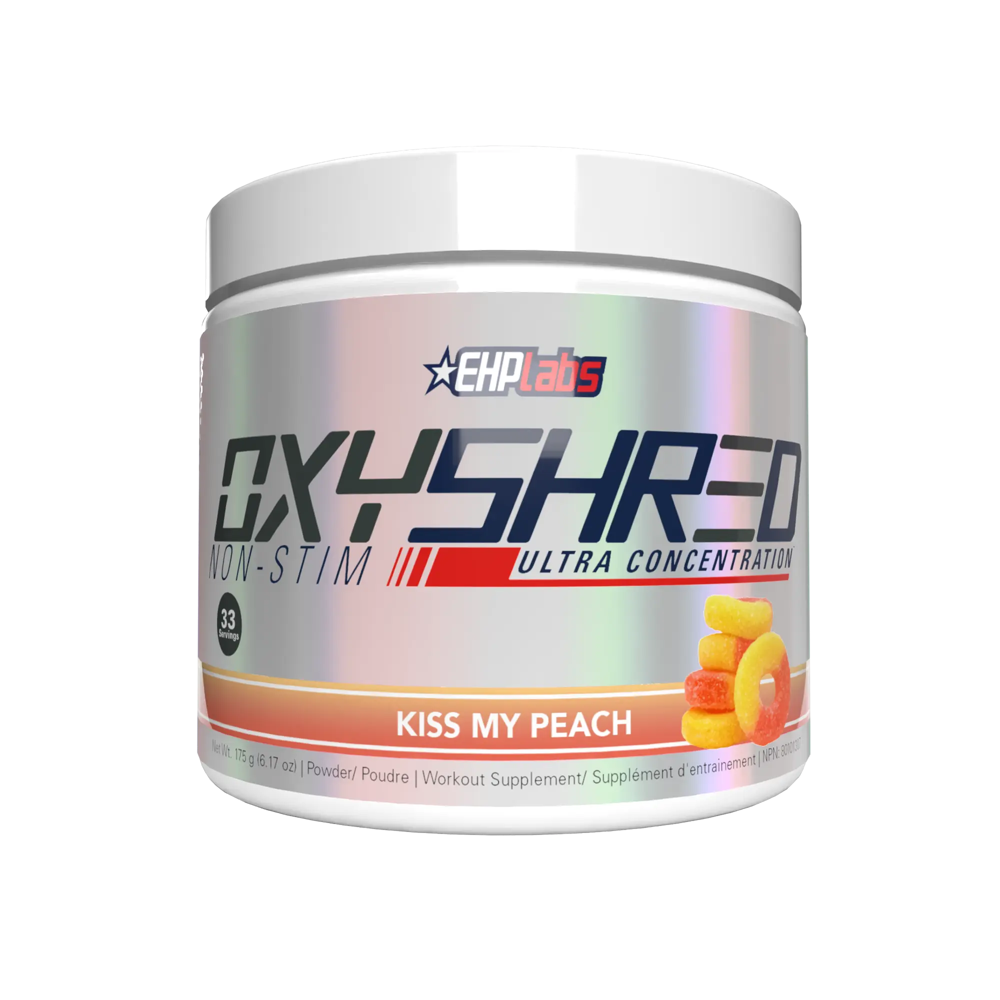 OxyShred Non-Stim Pre-Workout Powder | Caffeine-Free Energy Formula | Stimulant-Free Performance Support | Anytime Training, Day or Night