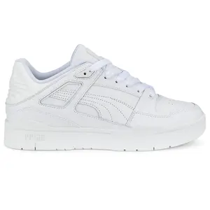 PUMA Mens Slipstream Leather Lace Up Sneakers Shoes Casual - White