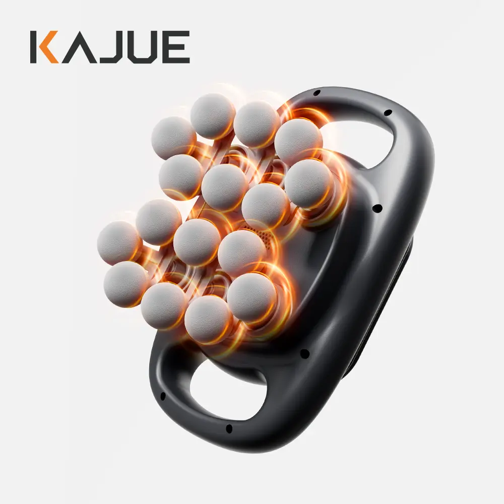KAJUE Professional 12.6V High-Torque Massage Gun - 16 Heads Percussion Massager, 50 Adjustable Speeds, 8 Modes, 15-Min Auto-Off, Rechargeable Programmable Massage Device for Full Body Deep Relief Muscle Therapy (Athletes), Rechargeable Programmable Massag