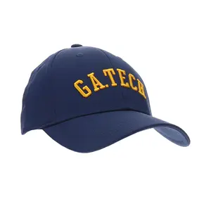 adidas Mens Georgia Tech Yellow Jackets Team Flex Cap  - Blue