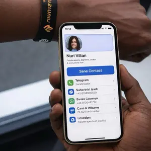 Brand- Digital Business Card Bracelet - Tap to Share NFC - iPhone & Android (Black)           Chip: customized  Communication Interface: RFID, Nfc  Frequency: 125KHz/13.56Mhz  Place of Origin: Fresno California  Application: Access Control