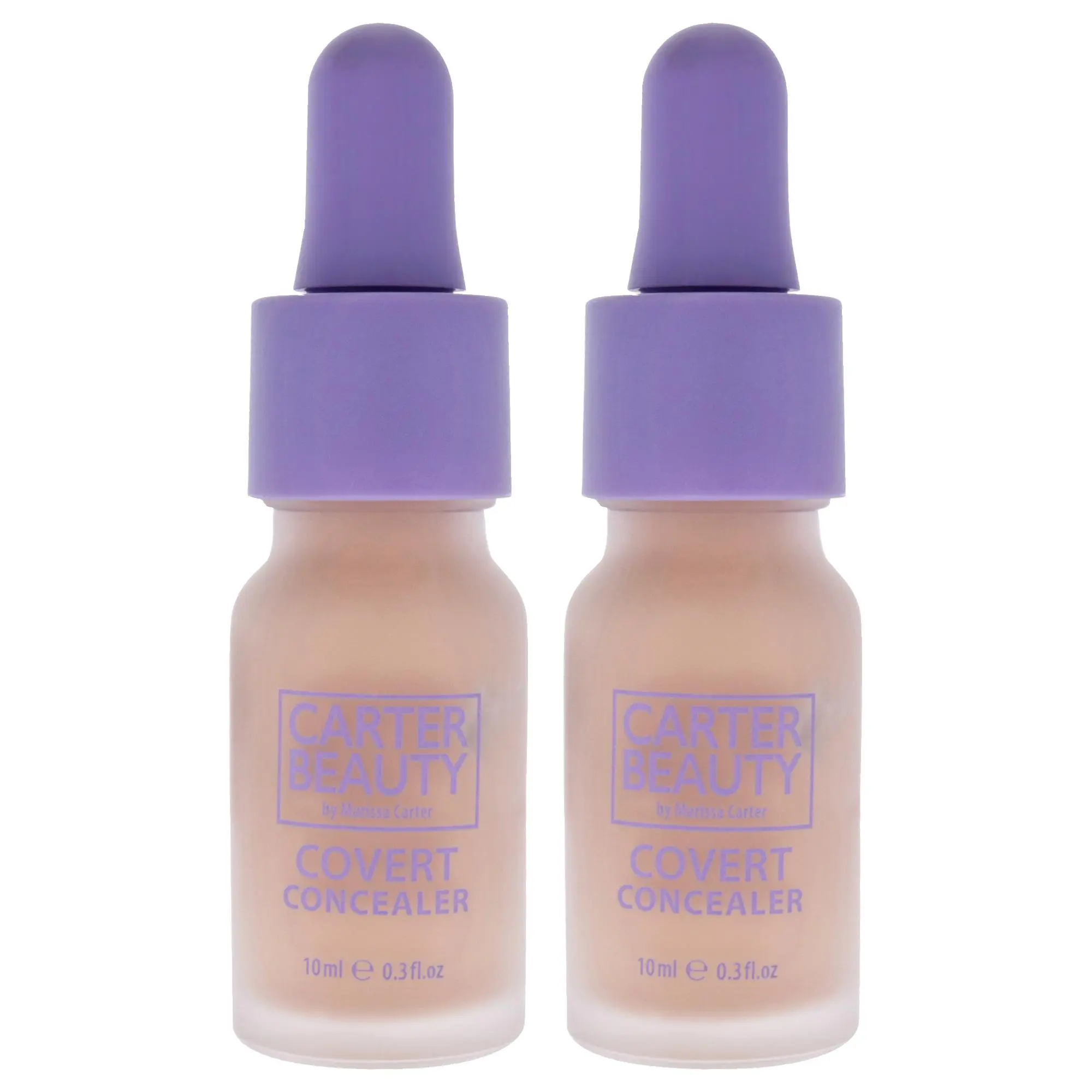 Carter Beauty Covert Brightening Concealer - Shortbread, Women's Makeup, Face Makeup, Brightens Skin, 0.3 fl oz, Pack of 2, Covering Power