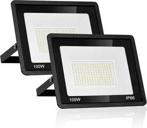 100W LED Flood Light Outdoor Waterproof Outside Flood Light Garden Lamp Yard Security Landscape Spotlight,summervibes