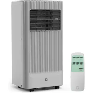 10000 BTU Quiet Portable Air Conditioner 3-in-1 Cooling Unit for Rooms Up to 450 Sq.Ft! Dehumidifier & Fan Modes, Remote Control + Sleep Mode – Your Ultimate Bedroom & Apartment Cooler!