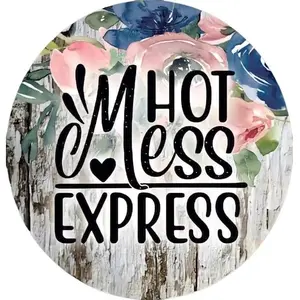 Hot Mess Express (Color) 2x2 Magnet