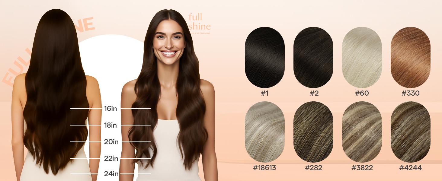 Full Shine  Butterfly Weft Hair Extensions Real Human Hair Hole Weft Invisible Genius Weft  #TikTokShopBlackFriday