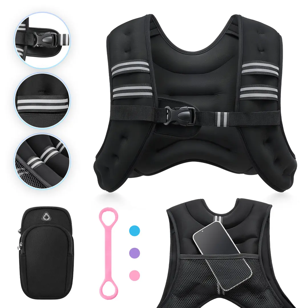 Black Vest+Resistance Band*1