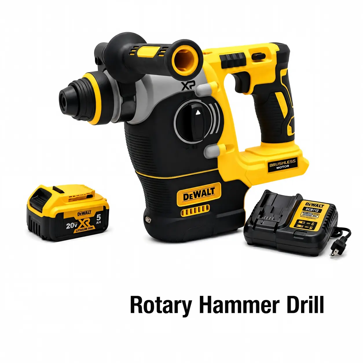 DEWALT DCH273 | 26mm Rotary Hammer | 950RPM & 3600i/min Impact | For Concrete & Masonry Drilling auto switch dual speed Heavy-Duty Tool Wall Holder Mount homedecor cordless high torque square drive work accessory food scale secure grip  weight light
