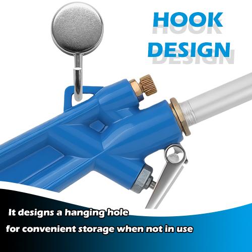 Air Blow Gun Pneumatic Engine Cleaning Gun, Cleaning Degreaser Sprayer Tool, Very Easy To Clean Narrow Spaces Such As The Engine Compartment, Mechanical Interior, Deck, And Wheels Industrial Metal Home Heavy Duty