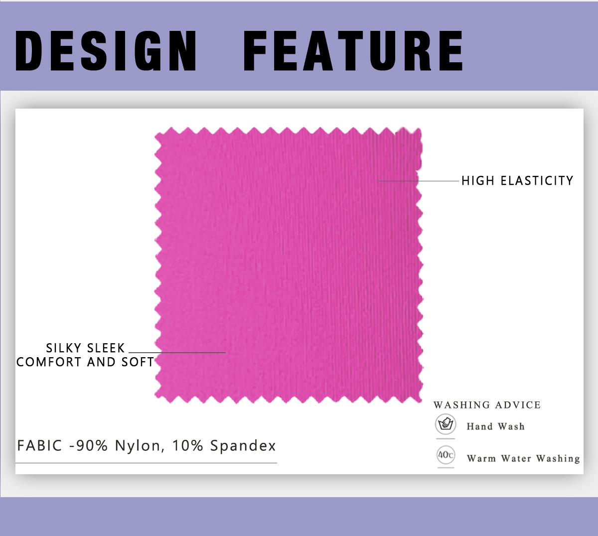 OQQ Women's 3 Piece Long Sleeve Tops Crew Neck Stretch Fitted Underwear Layer Tee Shirts Floral Plain Casual - Polyester, Womenswear Comfort Nylon SpringStatements