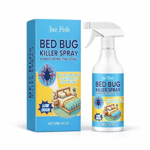 （Buy one, get one free）Bed Bug Killer Spray — Kills on Contact & Eggs — Plant-Based, No-Rinse — Safe Around Kids & Pets (when used as directed) - Also for Fleas, Mites, Flies & Mosquitoes