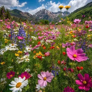 Wildflower Mix Seeds – 800 Seeds for Vibrant Garden Blooms & Natural Meadow Look