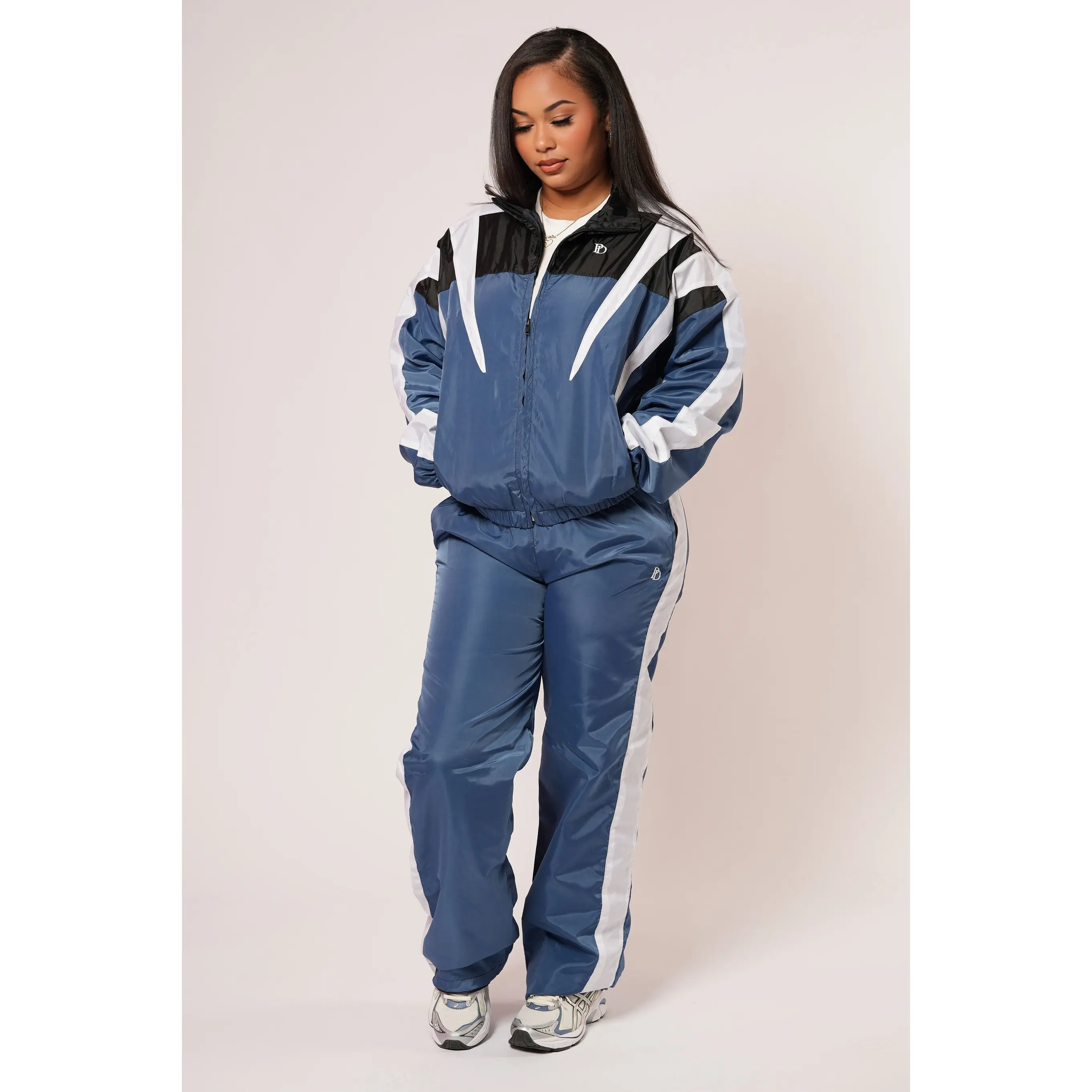 Pretty Drip Aura Blue Windbreaker(Jacket + Pants)