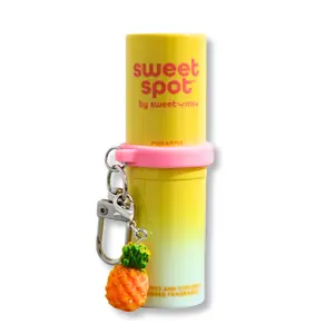 Sweet Spot Scent & Go Fragrance + Keychain + Charm Limited Time Duo Pineapple Coconut Sweet Spot Fragrance with FREE Key Chain & Charm (Limited Quantity Bonus) Key Chain + Charm — On-the-Go Flavor & Fragrance