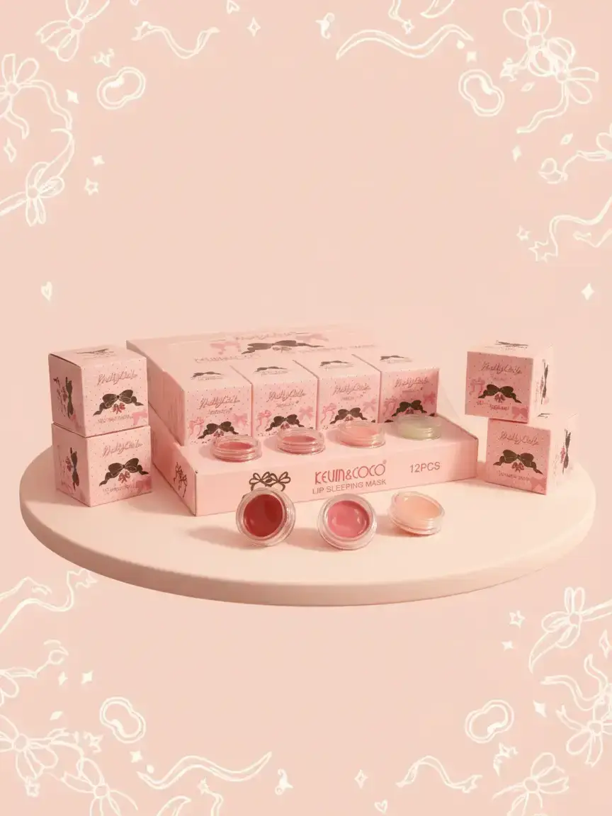 Queen gringa presents Kevin & Coco Lip Sleeping Mask or Cream – Overnight Hydration for Soft, Glossy Lips