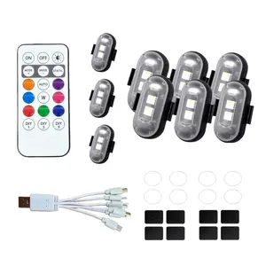 6/12/18/24 LED Lights , Led Lights with Remote Control for Car,LED Lights for Car, Truck,automotive & Bike