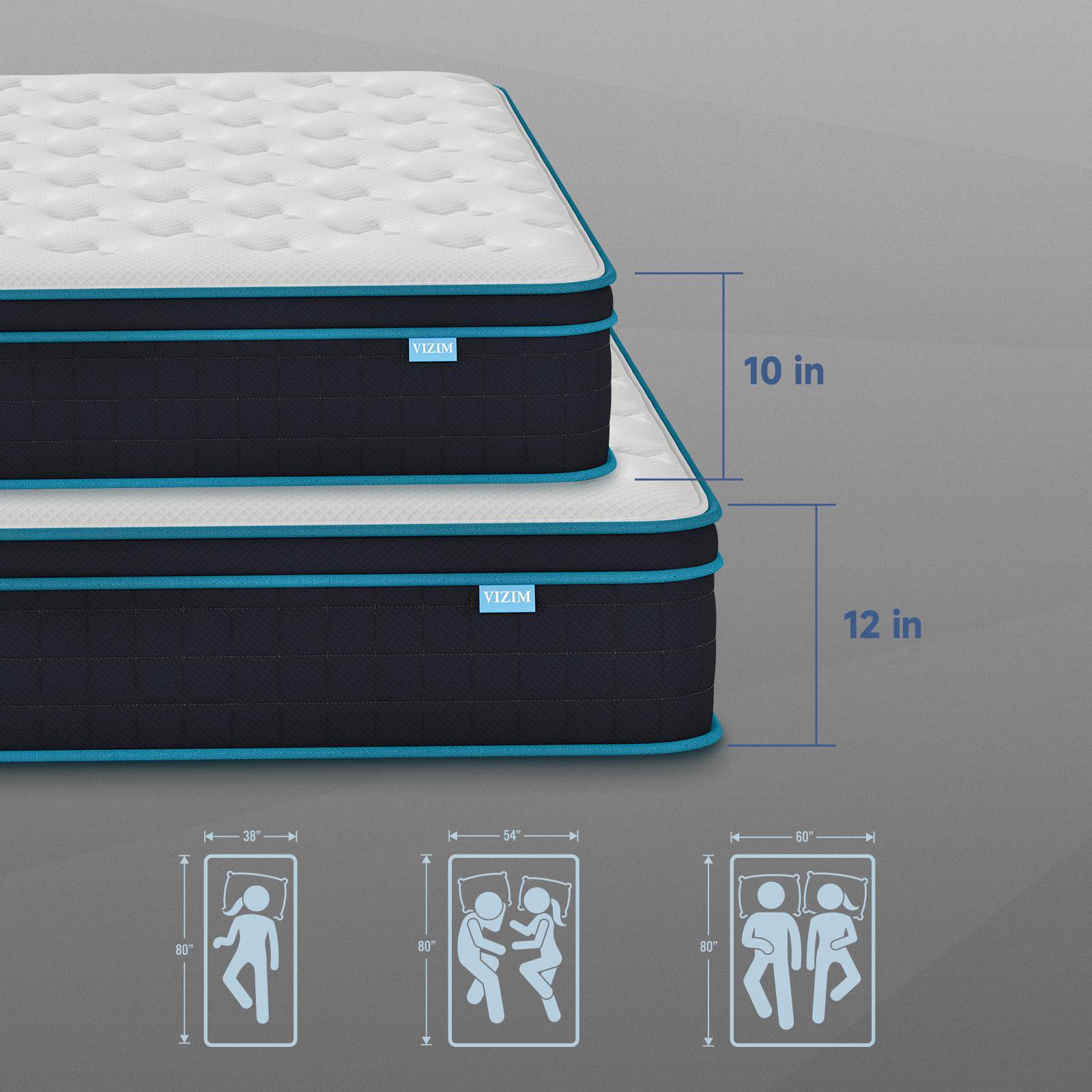 Twin Full Queen Size Mattress Outlet,10 Inch & 12 Inch Hybrid Mattress with Memory Foam & Individual Pocket Springs for Pressure Relief & Motion Isolation Medium Firm,CertiPUR-US Certified,Breathable & Supportive,Comfortable Sleep,Made in USA Twin Full Queen Size Mattress Outlet,10 Inch & 12 Inch Hybrid Mattress with Memory Foam & Individual Pocket Springs for Pressure Relief & Motion Isolation Medium Firm,CertiPUR-US Certified,Breathable & Supportive,Comfortable Sleep,Made in USA