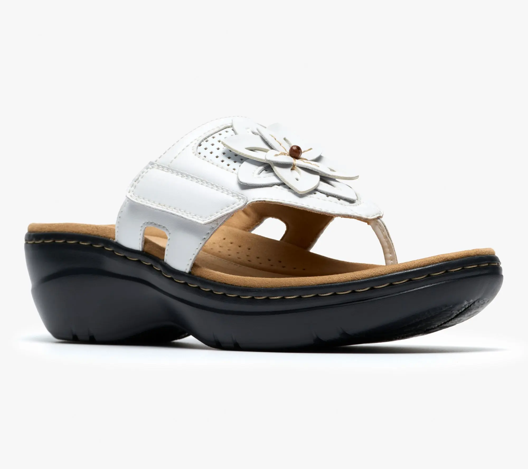 Clarks Collection Leather Thong Sandals -Merliah2 Kyla