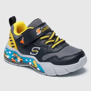 S Sport by Skechers Toddler Ian Light-Up Construction Sneakers