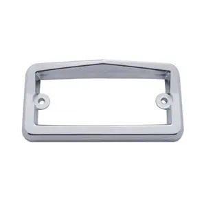 United Pacific 10547 – Chrome Plastic Rectangular  Visor Light Bezel for Freightliner