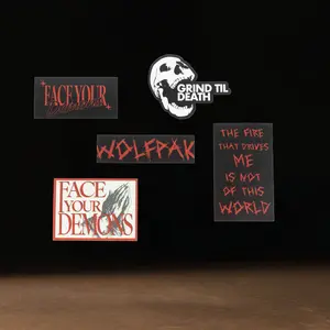 Face Your Demons Sticker Pak