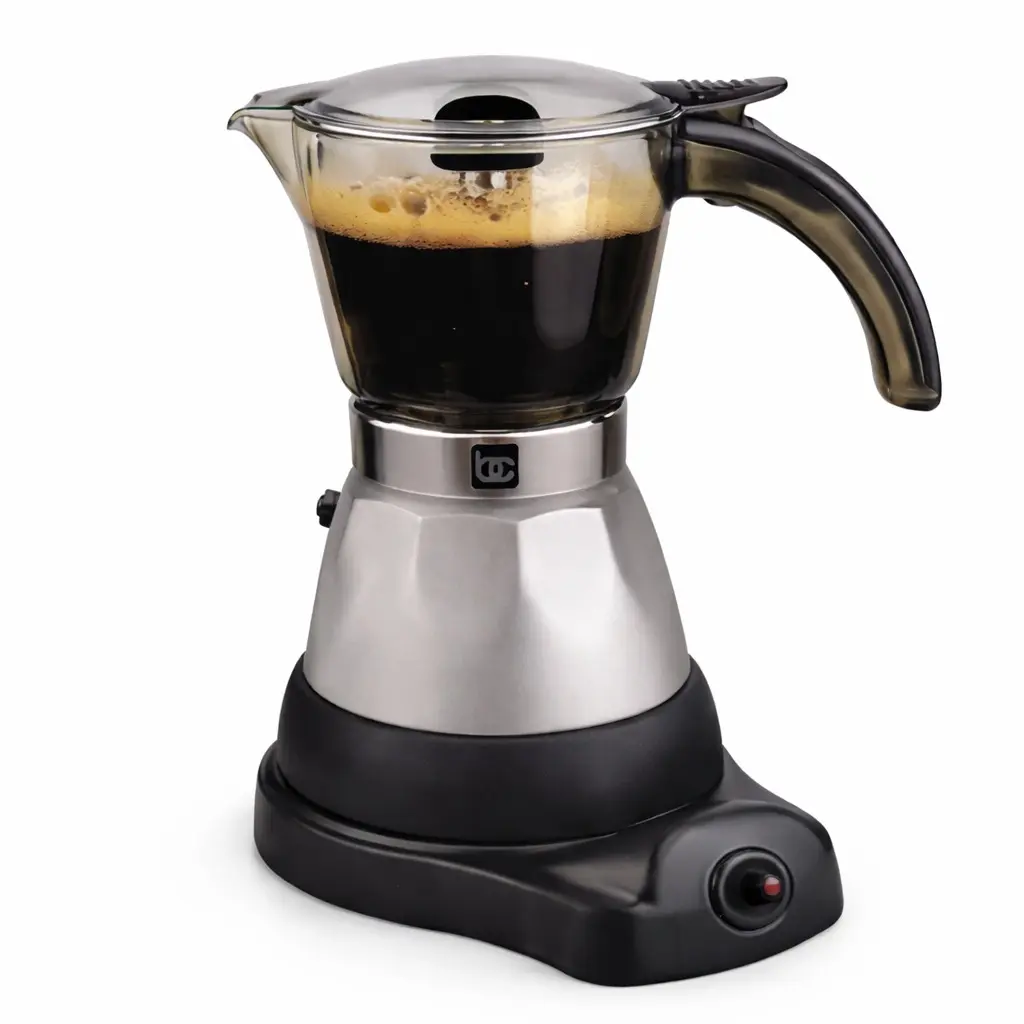 Bene Casa BC-95511 Portable Electric Espresso Coffee Machine - Compact Design, Stylish and Convenient, 360° Swivel Base for Easy Kitchen Use, Coffeemachine, Espresso Coffee Machines