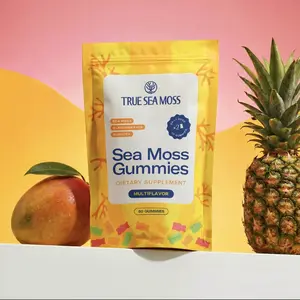 True Sea Moss - 60 Gummies with Bladderwrack Burdock Root & Magnesium – Rich in Essential Minerals & Vitamins – supports vitality sea moss capsules sea moss gummies True Sea Moss - 60 Gummies with Bladderwrack Burdock Root & Magnesium – Rich in Essential Minerals & Vitamins – supports vitality sea moss capsules sea moss gummies