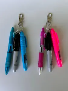 Ball point pen badge reel accessory er nurse badge buddy medical assistant breakaway lanyard pen keychain new nurse gift nurse pens for rt