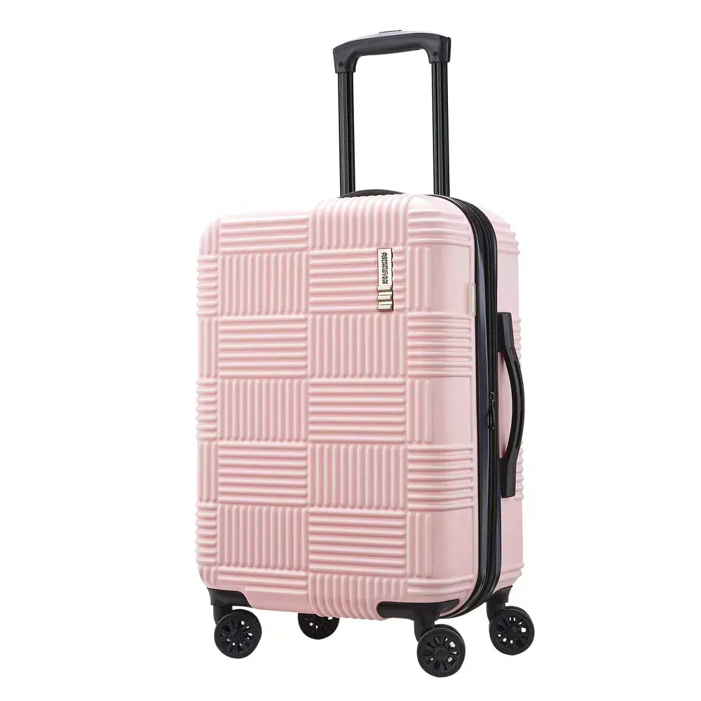 American Tourister Checkered Carry On Hardside Spinner Suitcase American Tourister Checkered Carry On Hardside Spinner Suitcase