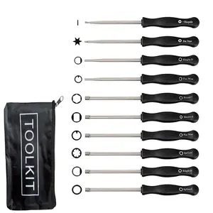 Carburetor Adjustment Tool Kit 10 Pcs Screwdrivers for Common 2 Cycle Small Engine, Trimmer Weed Eater Chainsaw Carb Tune up Adjusting Hand Tool